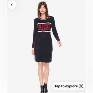 Tommy Hilfiger vintage knit sweater dress
